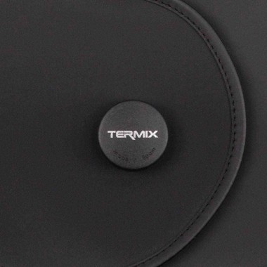 Capa de peluquería con botón de imán